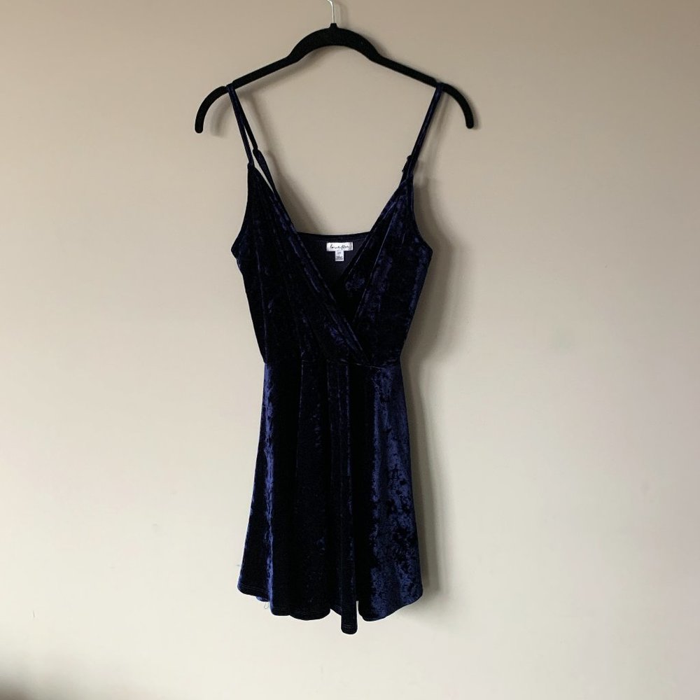 Nordstrom Dress (skinny straps) - Blue Velvet